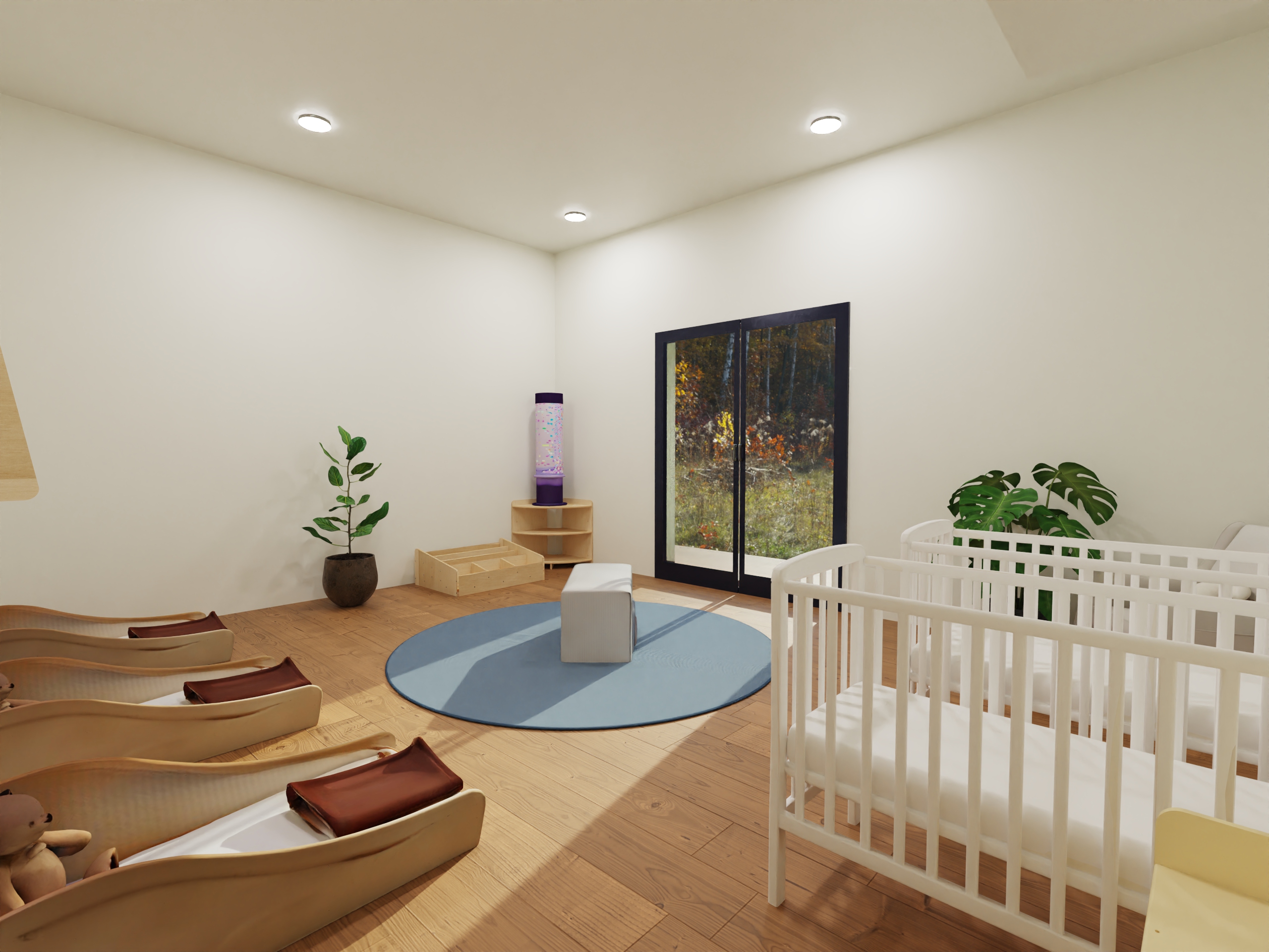 Buckleberry Farm nursery room scene